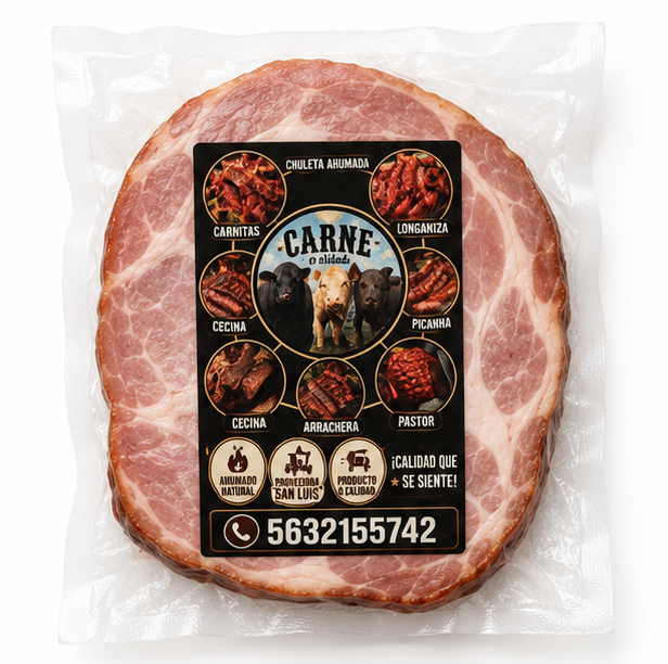 Chuleta ahumada de puerco 1 KG